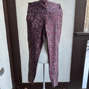 Athleta Floral Print Leggings